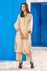 Elara Emb Stitched 02Pcs Lawn-D03