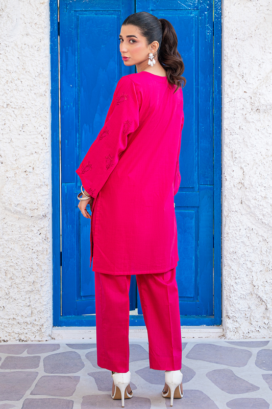 Elara Emb Stitched 02Pcs Lawn-D02