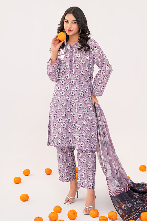 Floraè Ready To Wear Lawn-Lilac