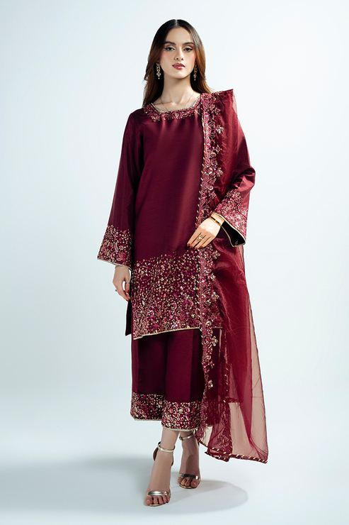 Marilyn Festive Ready To Wear-Claret