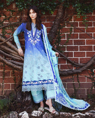 Mushq Solace Ombre Chikankari-D05