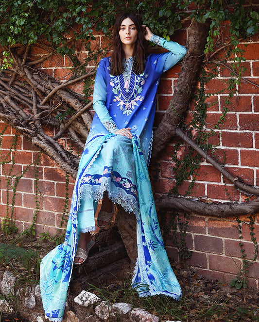 Mushq Solace Ombre Chikankari-D05