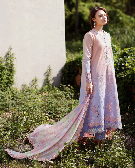 Mushq Solace Ombre Chikankari-D01