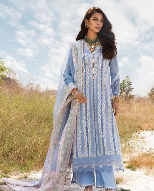 Saira Shakira Luxury Lawn-NADINE-A