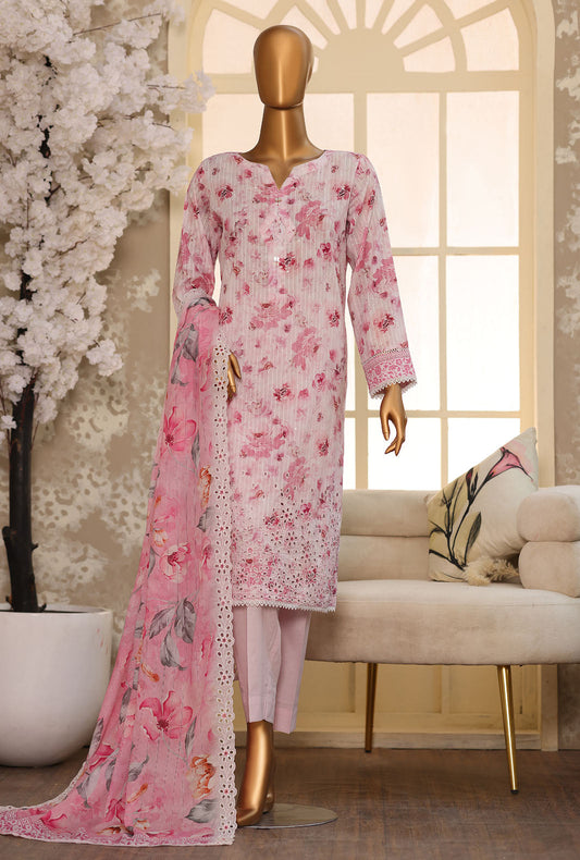 Nayab Printkari Emb Lawn-NPE-09