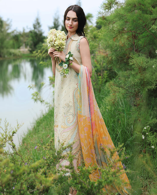 Mushq Hemline Secret Garden Lawn-D06