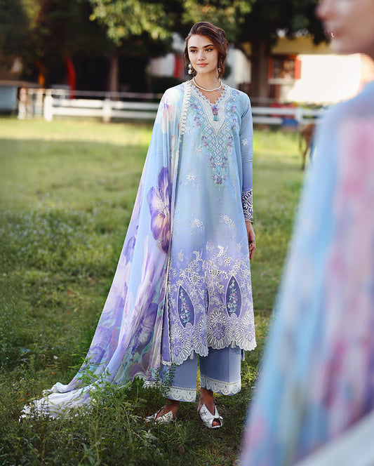 Mushq Solace Ombre Chikankari-D03