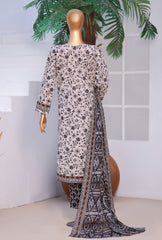 HZ Daily Wear Emb Cotton Lawn-D04