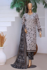 HZ Daily Wear Emb Cotton Lawn-D04