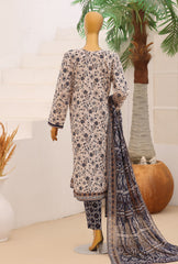 HZ Daily Wear Emb Cotton Lawn-D05