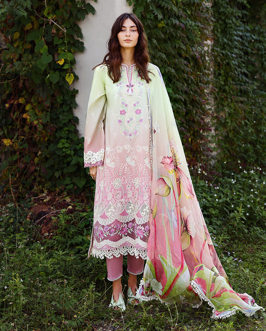 Mushq Solace Ombre Chikankari-D04