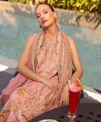 Faiza Saqlain Zinnia Luxury Lawn-Peony