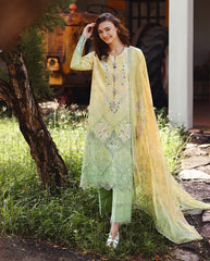 Mushq Solace Ombre Chikankari-D01
