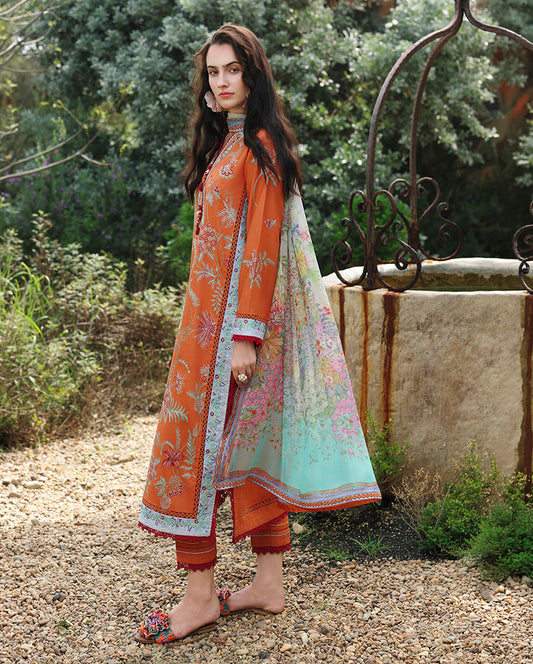 Mushq Hemline Secret Garden Lawn-D09