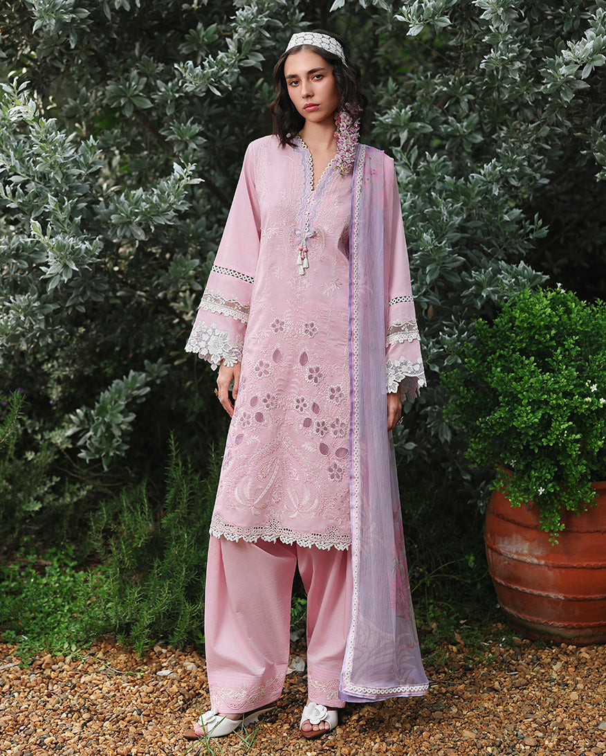 Mushq Hemline Secret Garden Lawn-D10