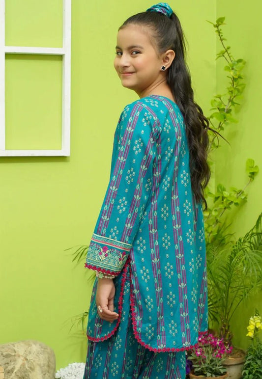 Modest Lawn Kids Wear-D8055