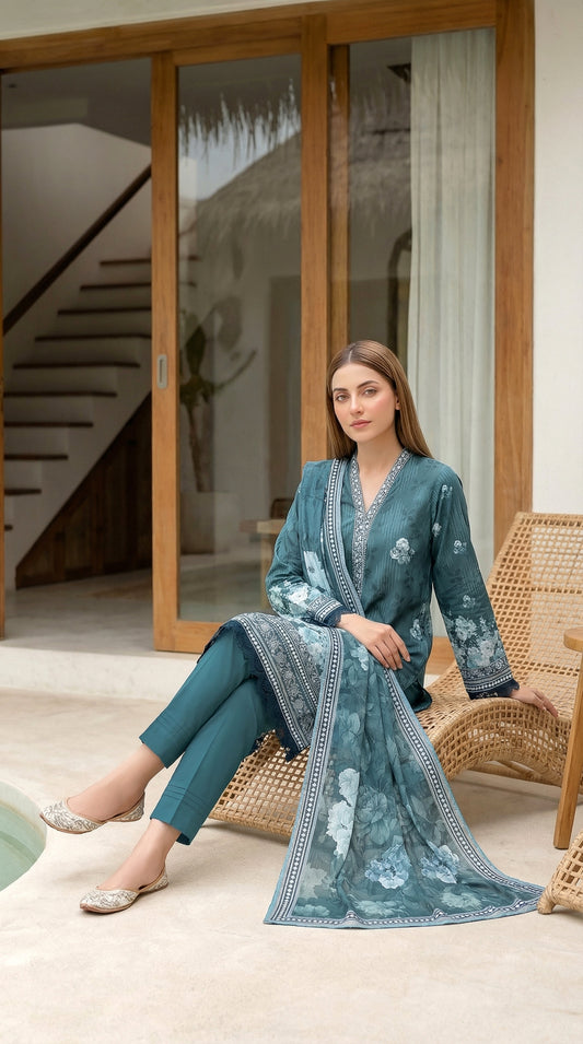 LSM Summer Prints Lawn- LG-RK-0149