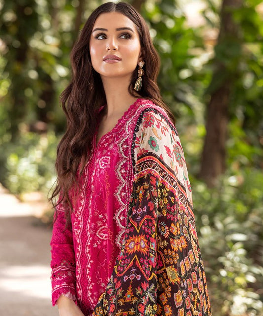 Faiza Saqlain Zinnia Luxury Lawn-Varda