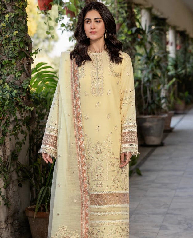Farasha Bahaar Emb Lawn-Vintage Bloom 04