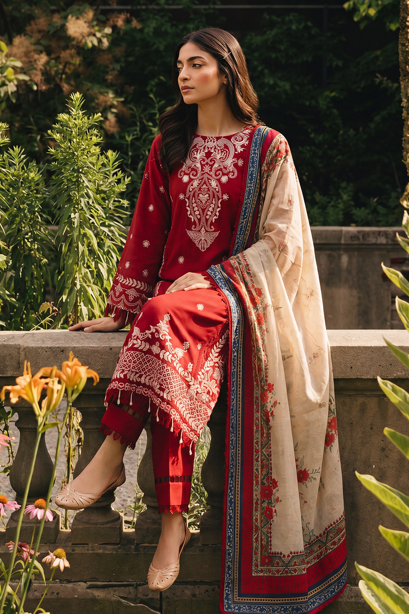 Zellbury Chikankari Unstitched-D4062