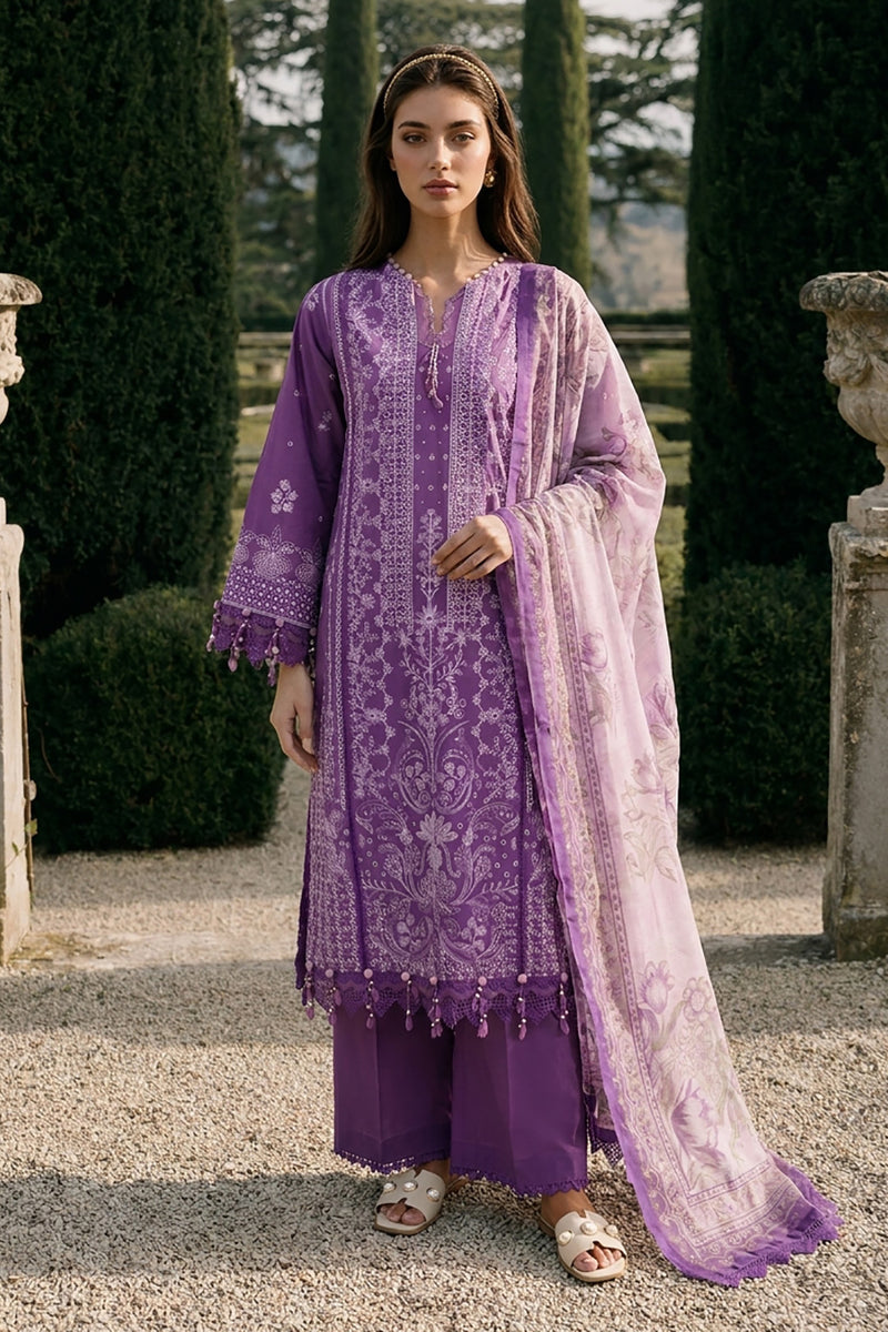 Zellbury Chikankari Unstitched-D4074