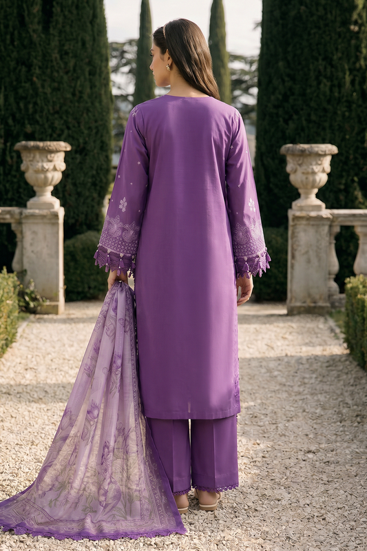 Zellbury Chikankari Unstitched-D4074