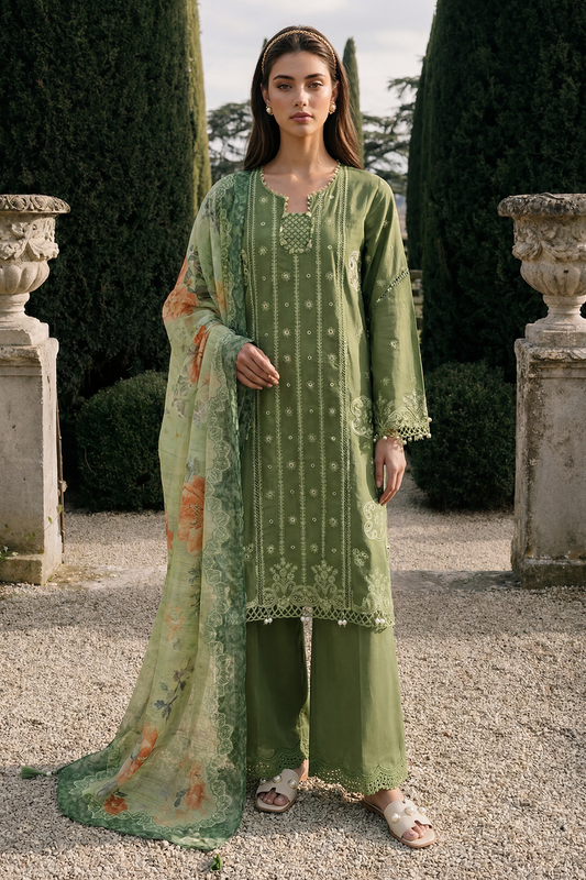 Zellbury Chikankari Unstitched-D4090