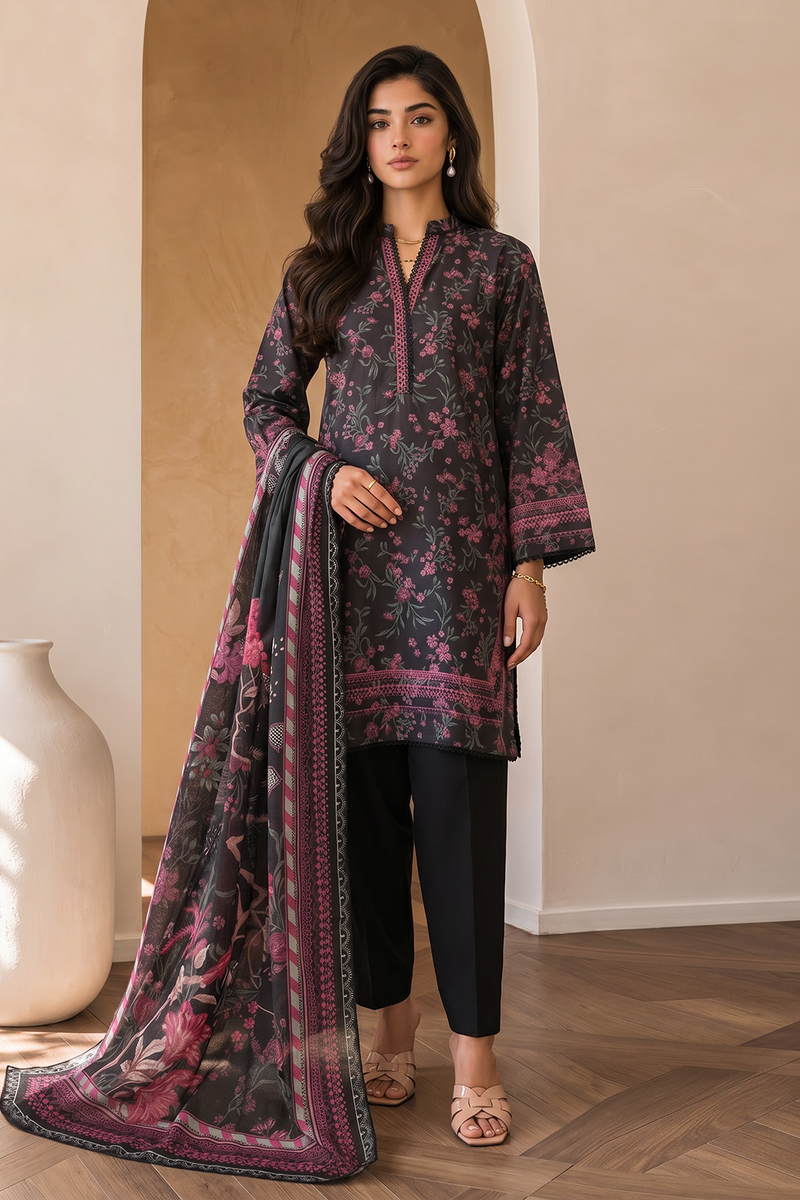Zellbury Unstitched Lawn-D0816