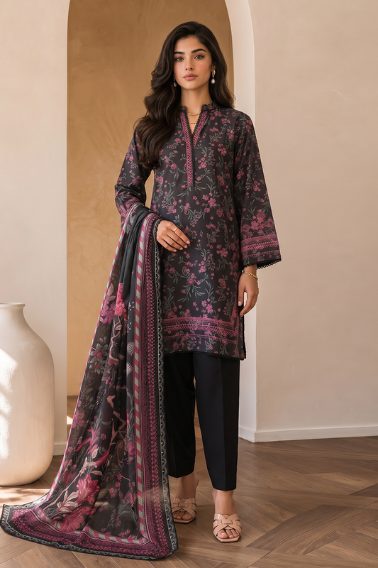 Zellbury Unstitched Lawn-D0816