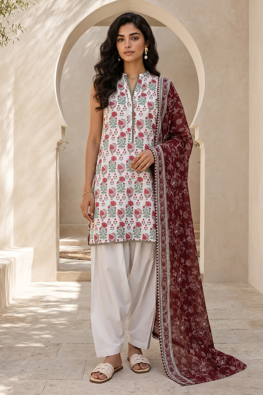 Zellbury Unstitched Lawn-D0885