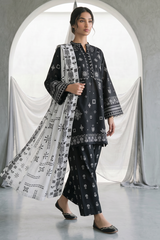 Zellbury Black & White Lawn-D0957
