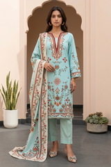 Zellbury Unstitched Lawn-D1022