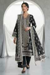 Zellbury Black & White Lawn-D1094
