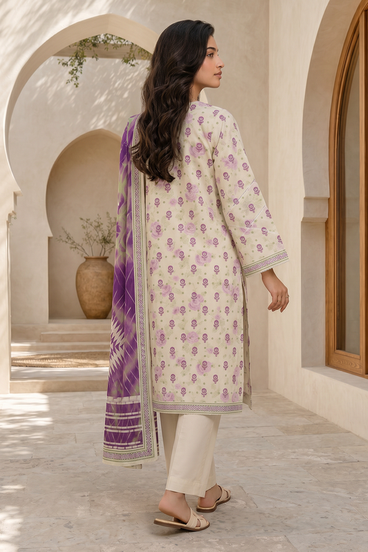 Zellbury Unstitched Lawn-D8053