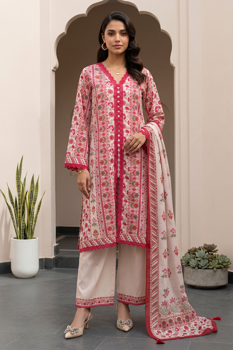 Zellbury Unstitched Lawn-D8109
