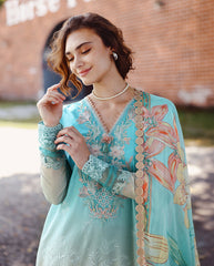 Mushq Solace Ombre Chikankari-D06