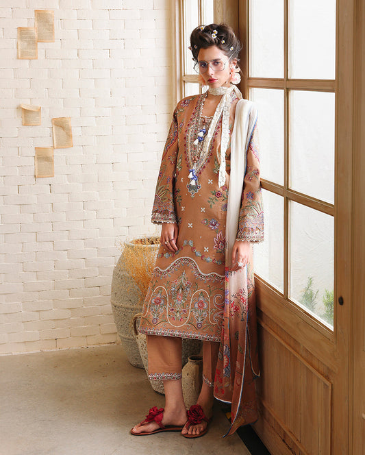 Mushq Hemline Secret Garden Lawn-D08