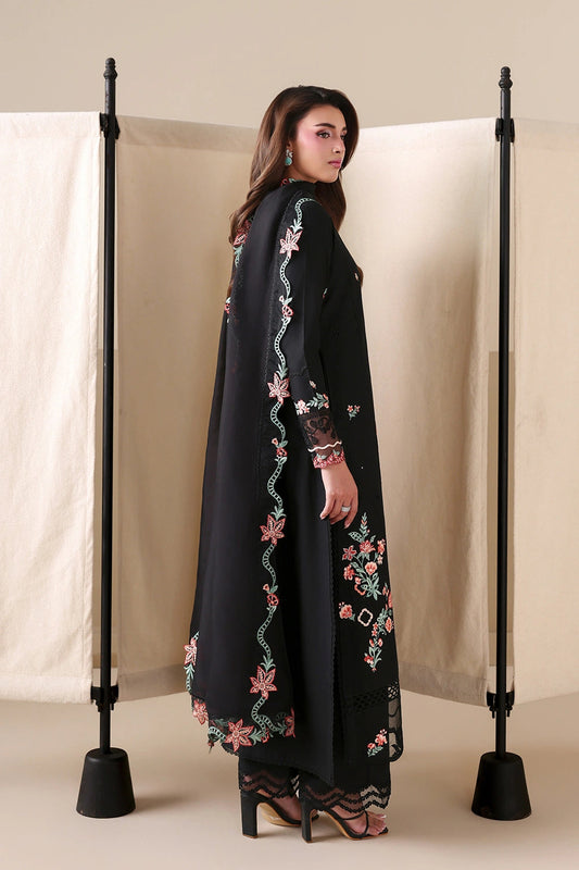Azure Luxury Lawn BLACK PEONY