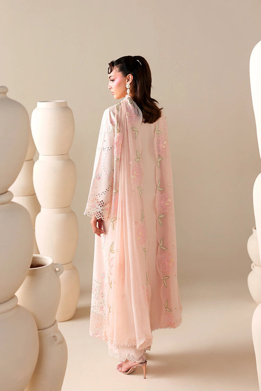 Azure Luxury Lawn PEACHY MEADOW