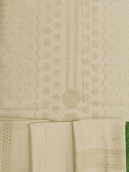 Zam Zam Emb Chikankari Lawn D04