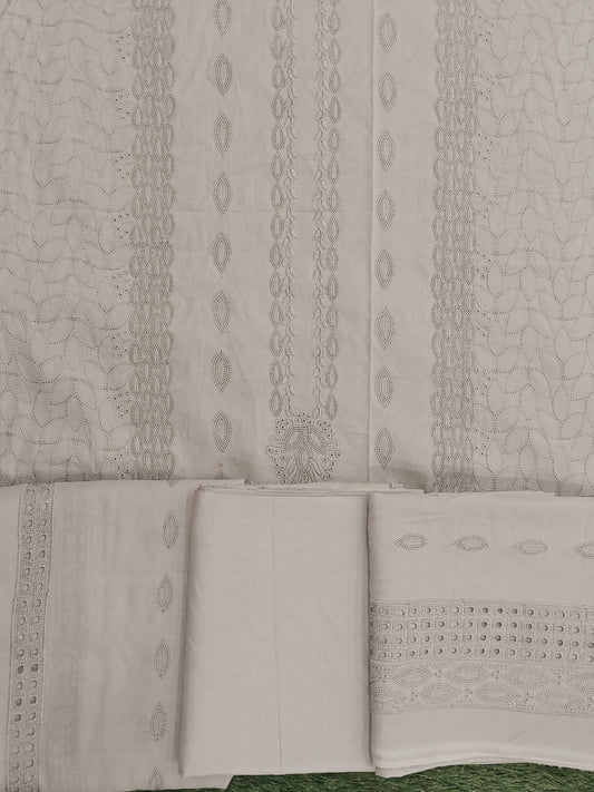 Zam Zam Emb Chikankari Lawn D13