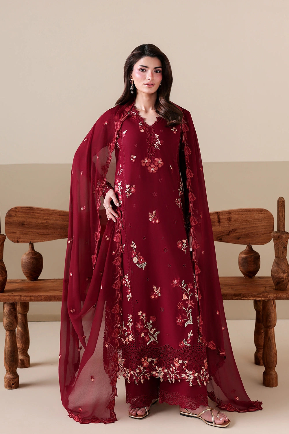 Azure Luxury Lawn RUBY ROSE