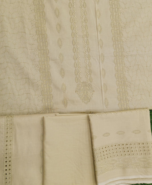 Zam Zam Emb Chikankari Lawn D03