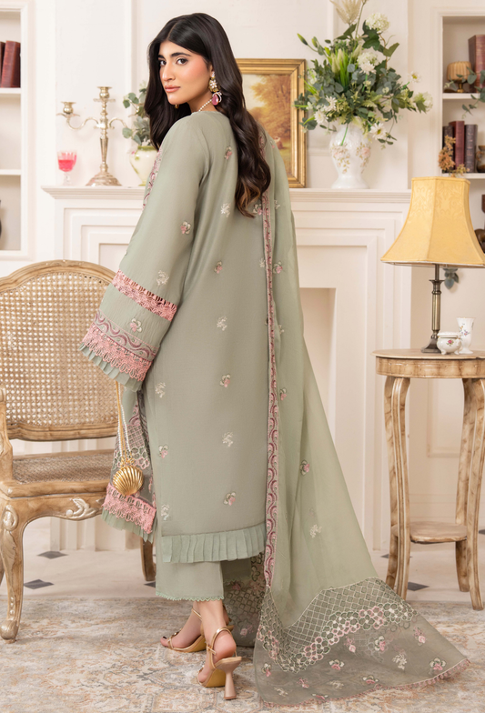 Nyra Emb lawn By Humdum D05