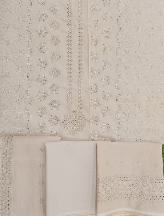 Zam Zam Emb Chikankari Lawn D05