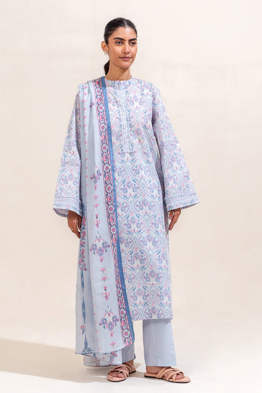 Beechtree Printed Lawn Blue Hues