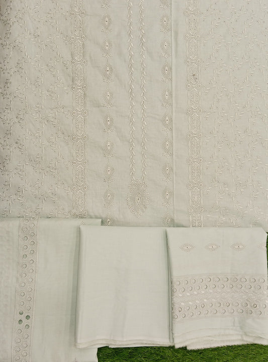 Zam Zam Emb Chikankari Lawn D11