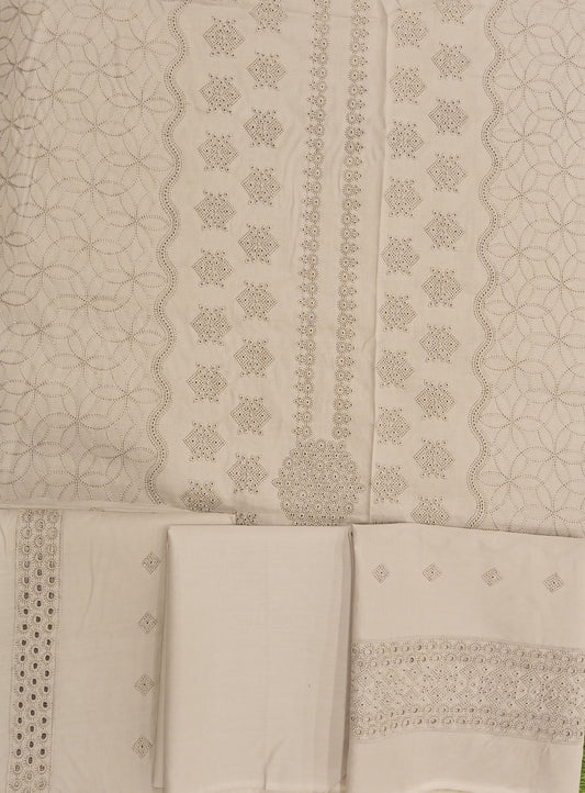 Zam Zam Emb Chikankari Lawn D07