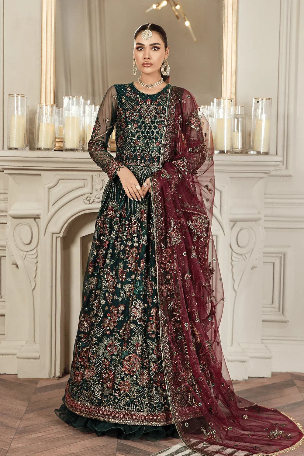 Mehroze Festive Formals D03 PINE GREEN