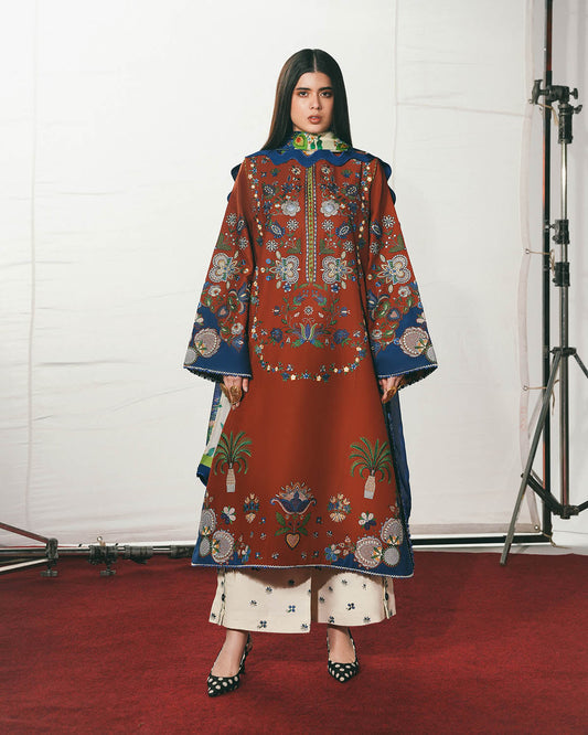 Hussain Rehar Jugnu S/S Lawn-Tahmi